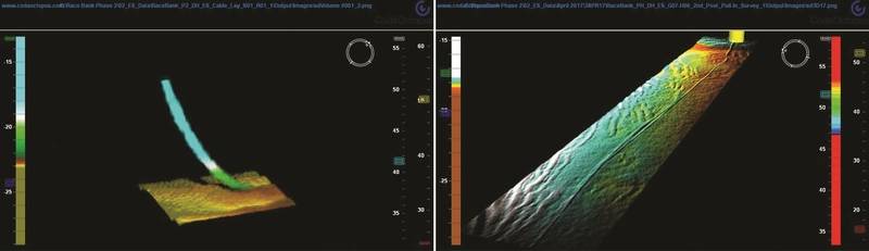 Fig 8 – Power Cable Catenary and TD Monitoring / As-Laid Survey of Cable (Image: Coda Octopus)