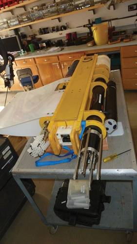The product of  WireWalker/MicroRider integration on Michael Goldin’s workbench.