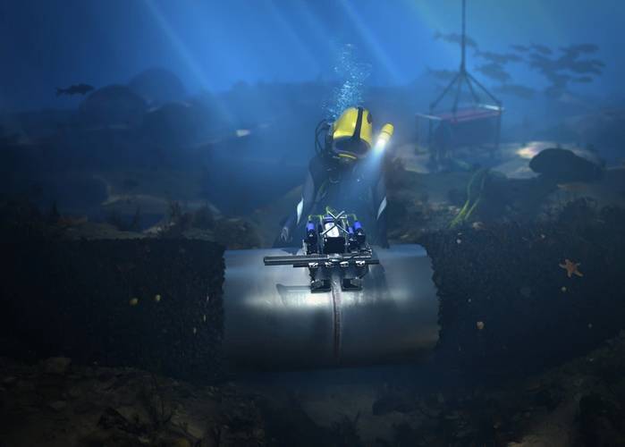 P-Scan 5 can be deployed by divers or remotely operated vehicle (ROV). Image courtesy FORCE Technology