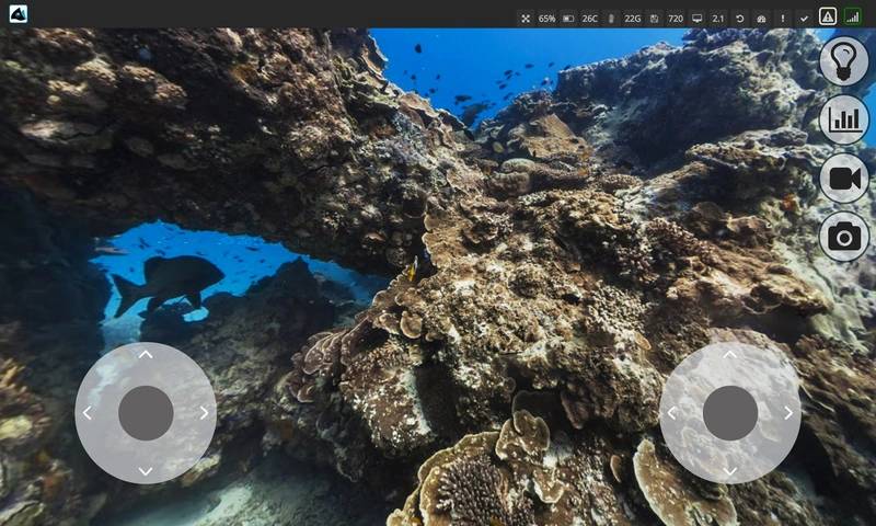 With Live Remote Control, users of Aquabotix’s underwater vehicles and cameras are given the ability to pilot their devices remotely from any web browser-enabled device, anywhere in the world (Image: Aquabotix)