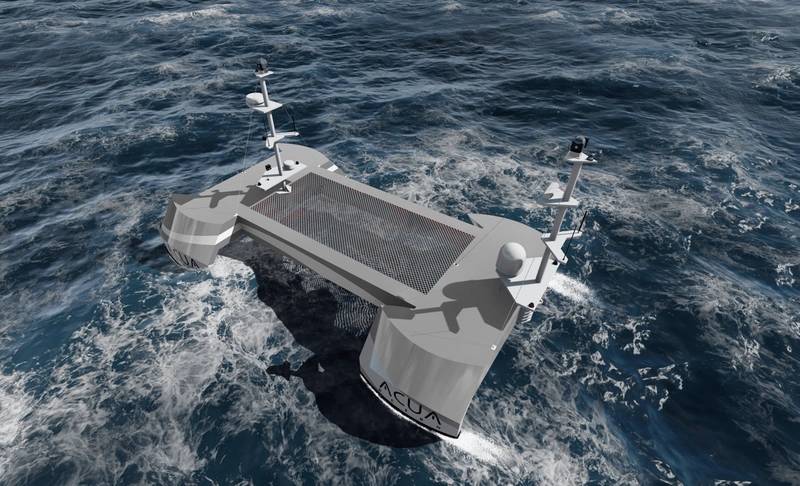 Rendering for USV Maelstrom (Credit: ACUA Ocean)