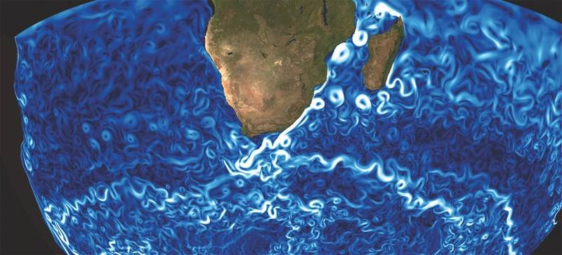 Representing the Needle Current (Credit: Mercator Océan)