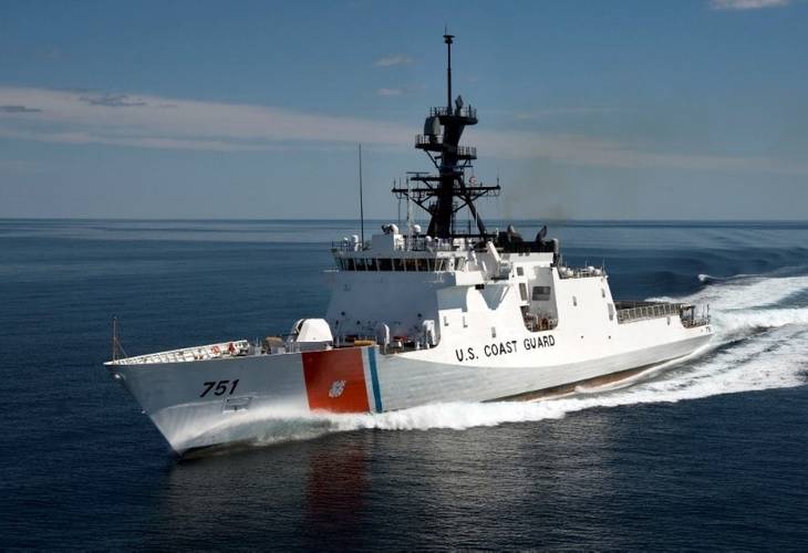 USCG Fast Response Cutter with C2 System