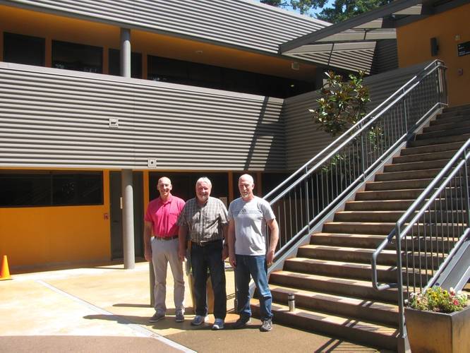 Left to right: Terry Scodeller, Jim Ross and Brent Smith