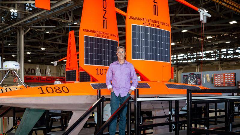 Saildrone COO Mark Cuyler at company headquarters in Alameda, Calif. (Photo: Saildrone) 