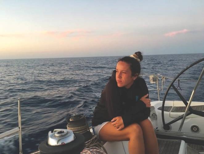 Sailor and biology graduate Victoria Morris says if stress and lack of food are causing orcas to attack boats in the Strait of Gibraltar, then something needs to be done to help them. (Submitted by Victoria Morris )