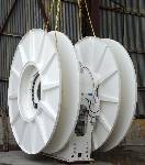 Sales slump: Gun winch  and fairlead seismic  array handling gear Courtesy Kongsberg Evotec