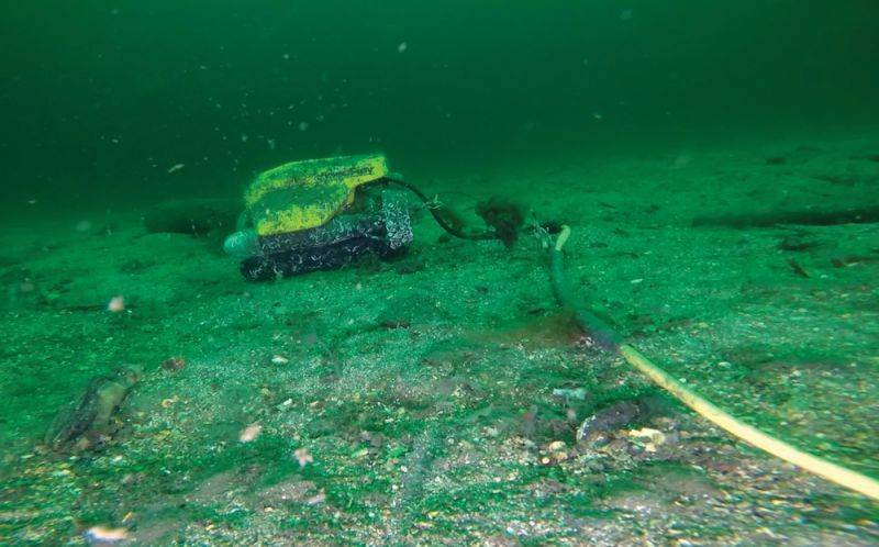 Seaquito, Stinger's permanently deployed VideoRay Pro 4 ROV system, "lives" in a small crate on the floor of the North Sea near Stavanger, Norway. The ROV has not surfaced since it was deployed in November 2013, and has continued to operate successfully underwater for 19 months. (Photo: Bjarte Langeland / Stinger)