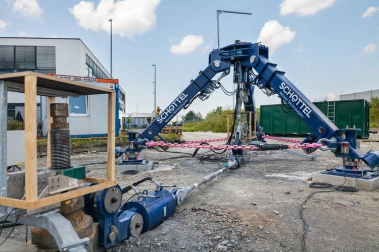 Load test setup in Germany (Credit: Schottel/Sandra Muequin)
