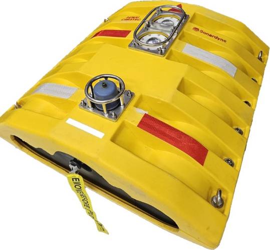 OD OBN, showing its acoustic and optical communication interface on top (Credit: Sonardyne)