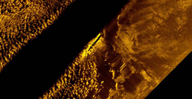Side scan sonar helped to find the El Faro (Courtesy of U.S. Navy)