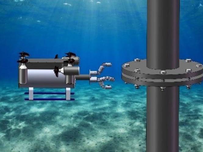 SmartTouch technology for autonomous subsea pipeline inspection is under development at the University of Houston. Image courtesy UH