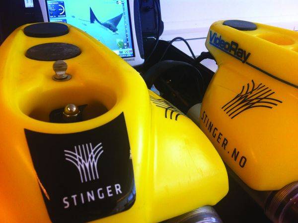 Two of Stinger's VideoRay Pro 4 ROVs (Photo: VideoRay)