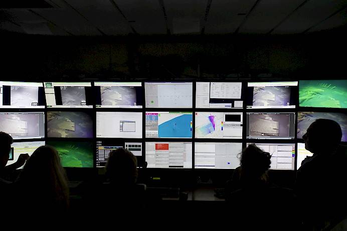Students study the secrets of the Black Sea (Credit: Martin Hartley)