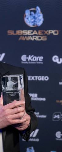 Subsea Expo Awards 2025 Safety Award winner, Robert Greenwood, Quintham Image Courtesy Subsea Expo, GUH