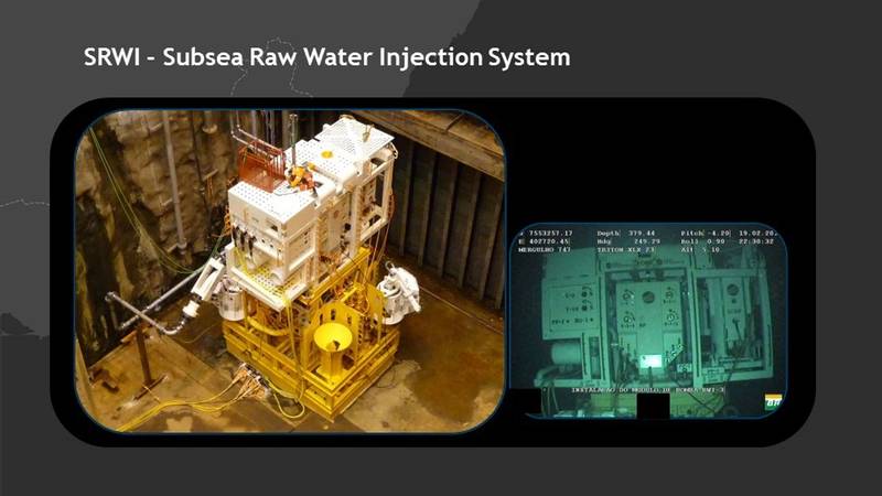Subsea raw water injection system. Image courtesy Petrobras.