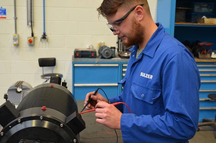 Sulzer’s Middlesbrough Service Center has a dedicated work area which ensures high quality components are correctly assembled and tested. (Photo: Sulzer)