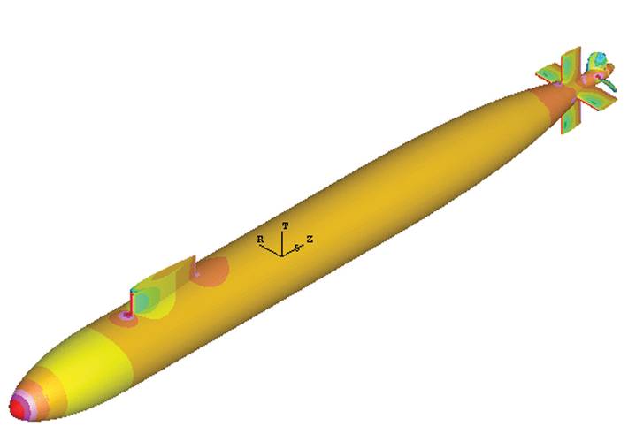 Surface pressure distribution