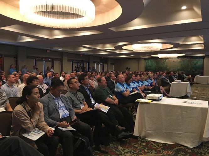 The Teledyne Marine Technology Workshop kicked off Monday, October 16, 2017 in San Diego, Calif., at the Catamaran Resort. The event attracted more than 270 registrants from around the globe, to meet with more than 100 representatives from Teledyne Marine to discuss emerging topics and technologies in the global ocean and subsea space. (Photo: Teledyne Marine)