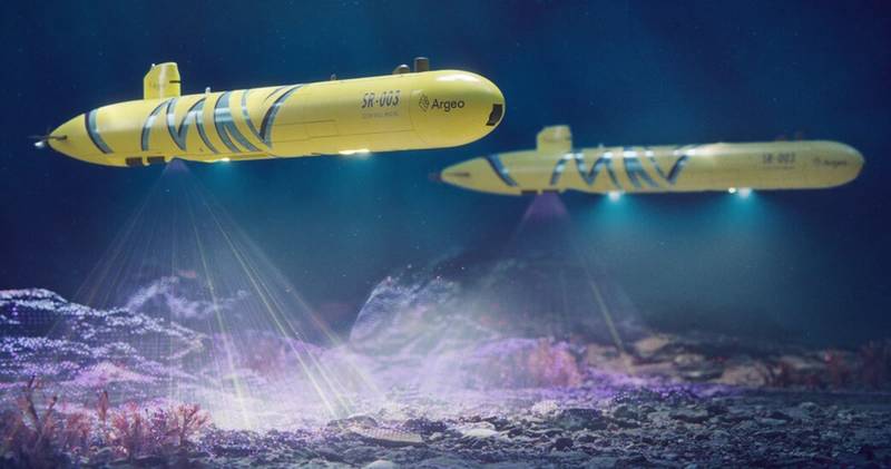 Teledyne Marine’s SeaRaptor is an AUV of choice for Argeo. Photo courtesy Argeo