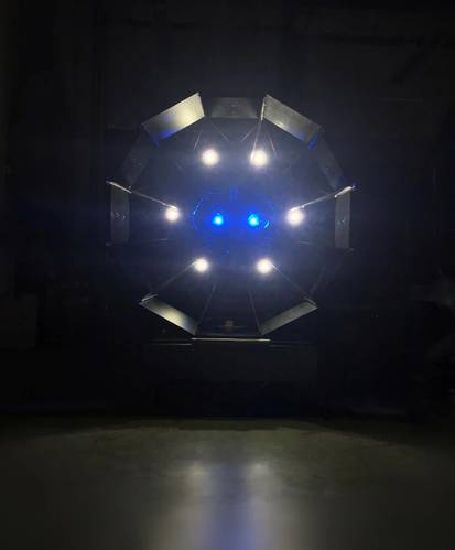 SEs dock in their shop showing the LED configuration. International Submarine Engineering Limited