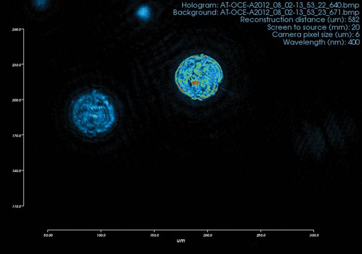   There is still a manual aspect to identify what is in the data collected Resolution Optics is about half way through developing a software recognition program where harmful algae species are identified automatically based on the morphology or how they look.