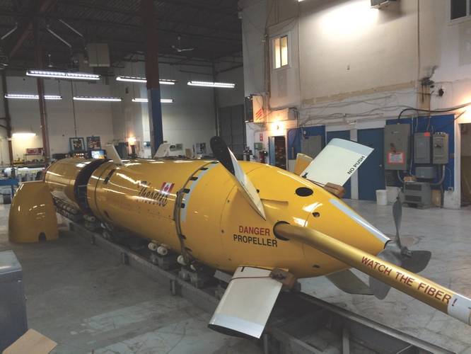 Theseus from International Submarine Engineering (ISE) (Photo: Damien Guihen)