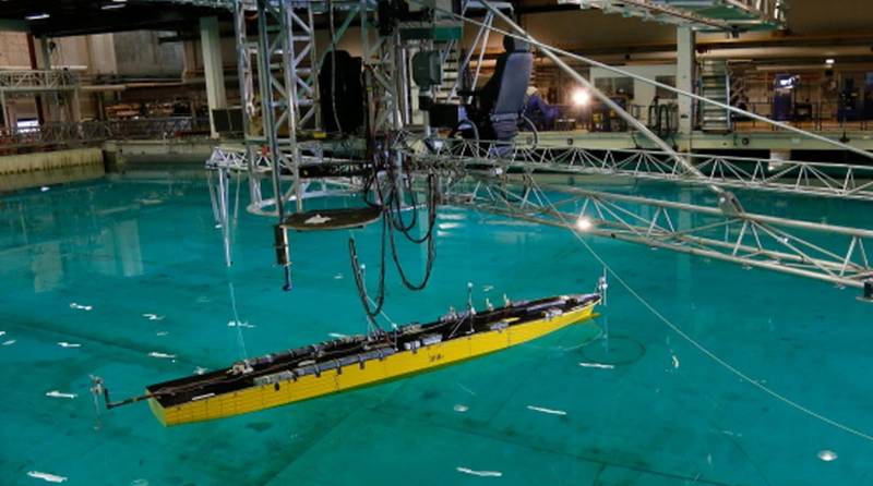Your sea trials, here: a SINTEF test basin. Credit: SINTEF