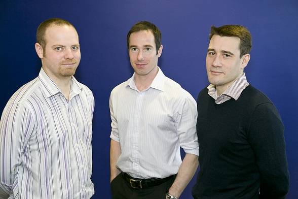 SDS trio – The skills of former servicemen (l-r) Erik Bergman, Magnus Jeffrey and Andrew Wilson are being put to good use in the oil and gas industry.
