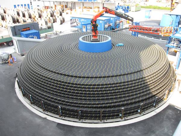 Turntable NKT Cables Logistics Center (Photo NKT)