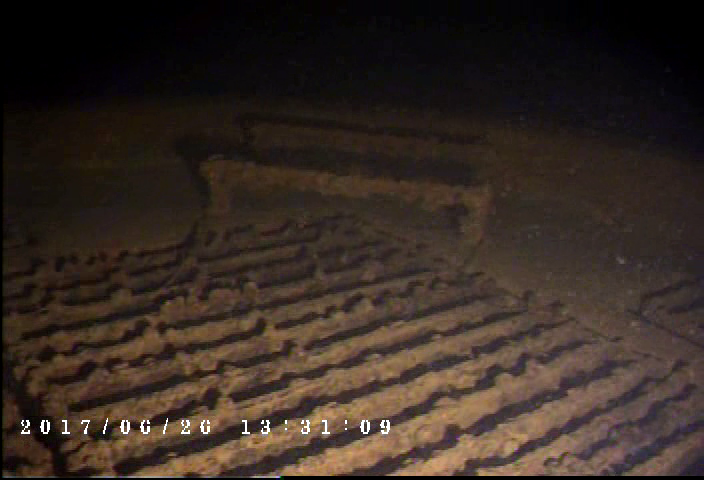Video frame grabs provided by the Phantom T4H ROV (Photo: Deep Ocean Engineering)