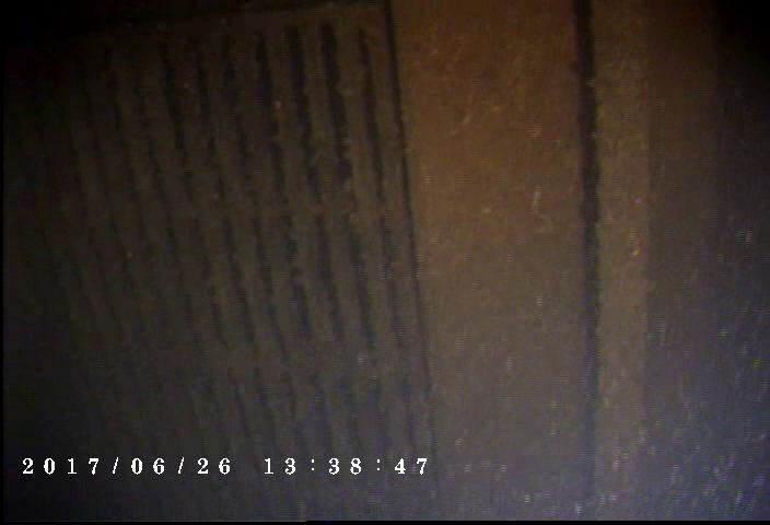 Video frame grabs provided by the Phantom T4H ROV (Photo: Deep Ocean Engineering)