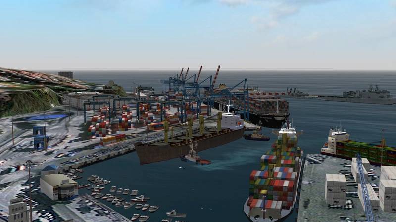 HR Wallingford uses its state of the art navigation assessment systems to demonstrate safety and viability of minimum dredging and maneuvering area footprints. (Image: HR Wallingford)