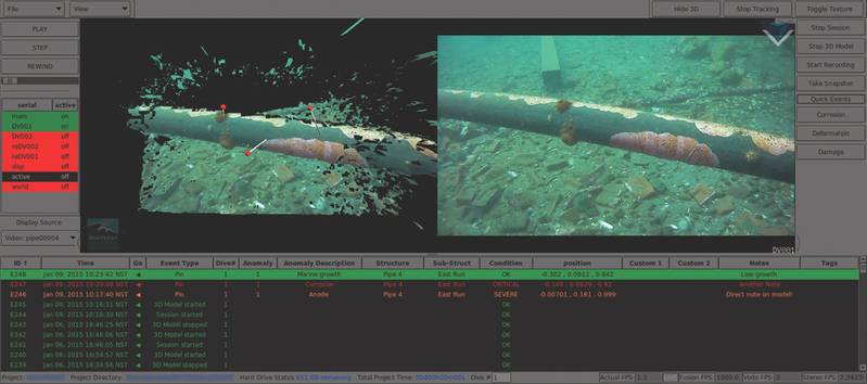 Whitecap’s underwater cameras create side-by-side, three-dimensional images.