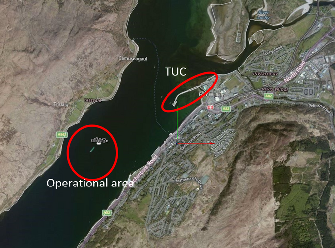 The worksite (Image: DOF Subsea UK)