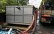 After photo (street with entire operation): The ROV and associated dewatering equipment were able to fit in this space making it a highly compact operation. (Photo: EDT)