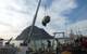 Ample free deck space, low freeboard, an A-frame, and a crane are all requirements for deployment. © Ocean-based Climate Solutions, Inc.