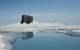 The fast attack submarine USS Seawolf surfaces through Arctic ice at the North Pole. (U.S. Navy photo)