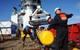 The Bluefin 21, Artemis autonomous underwater vehicle (AUV) is hoisted back aboard the Royal Australian Navy Australian Defense Vessel (ADV) Ocean Shield after successful buoyancy testing. Joint Task Force 658 is supporting Operation Southern Indian Ocean, searching for the missing Malaysia Airlines Boeing 777.  (U.S. Navy photo by Mass Communication Specialist 1st Class Peter D. Blair/Released)