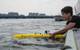 The Bluefin SandShark is a one-person-portable, low-cost autonomous underwater vehicle (AUV) designed to leverage today’s miniaturized sensors and small enough to be carried in a backpack. (Credit: General Dynamics Mission Systems)