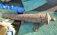 A cannon that was taken from one of the wrecks (MCA photo)