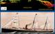 Top - CodaOctopus 3-D Echoscope sonar profile view of SS City of Rio De Janeiro. Credit: Coda Octopus/NOAA Bottom - Painting of SS City of Rio De Janeiro. Credit: Mystic Seaport