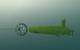 Computer generated image of the AUV and the dock subsea. Image courtesy International Submarine Engineering Ltd. 