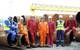 L-R - Ian Conacher  GDF SUEZ E&P UK, Greg McKenna Centrica, John Robertson BiFab MD, R Jean-Claude Perdigues managing director of GDF SUEZ E&P  UK, Martin Adam BiFab, Gerry Harrison Bayerngas MD  and Ian Potts BiFab.
