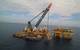 The Conquest MB-1 crane hoists a 600-ton piece of the Troll Solution jack-up wreckage from the Gulf of Mexico. (Photo: Ardent)