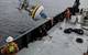 Deploying mooring off boat: Jason Adelaars MBARI 2023