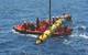 Deployment of the Remus 600 to join the rest of the fleet - 5 AUVs and 1 USV - to begin an unmanned multi-vehicle collaborative mission. (Photo courtesy: Javier Gilabert)