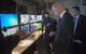 Deputy First Minister John Swinney learns more about the research underway at the Lyell Center. (Photo: Heriot-Watt University)