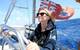 Emily Penn at the helm. © Eleanor Church Larkrise Pictures