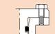 Figure 1. An o-ring is shown in a radial groove with the endcap secured. Note the use of a back-up ring and lead-in chamfers. (Image courtesy Parker Hannifin, adapted by the author for this article)